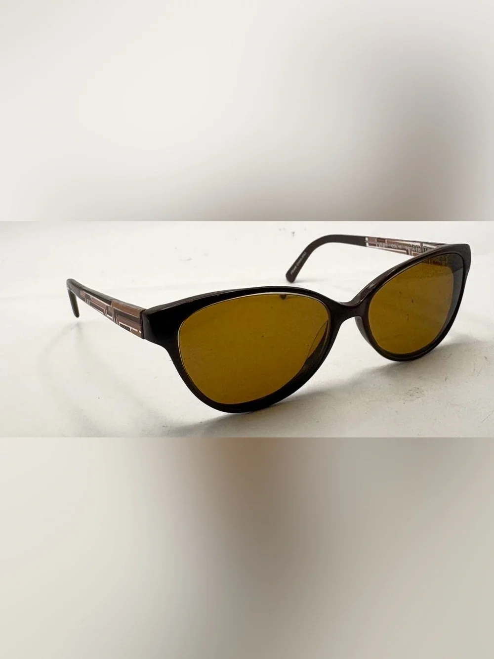 SRO S705 Brown Oval Sunglasses Frames Only